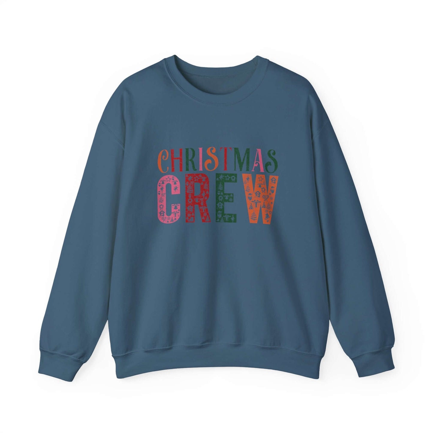 Christmas Crew Sweatshirt, Winter Festive Sweater, Xmas Gift Idea - PopCultureByDesign36
