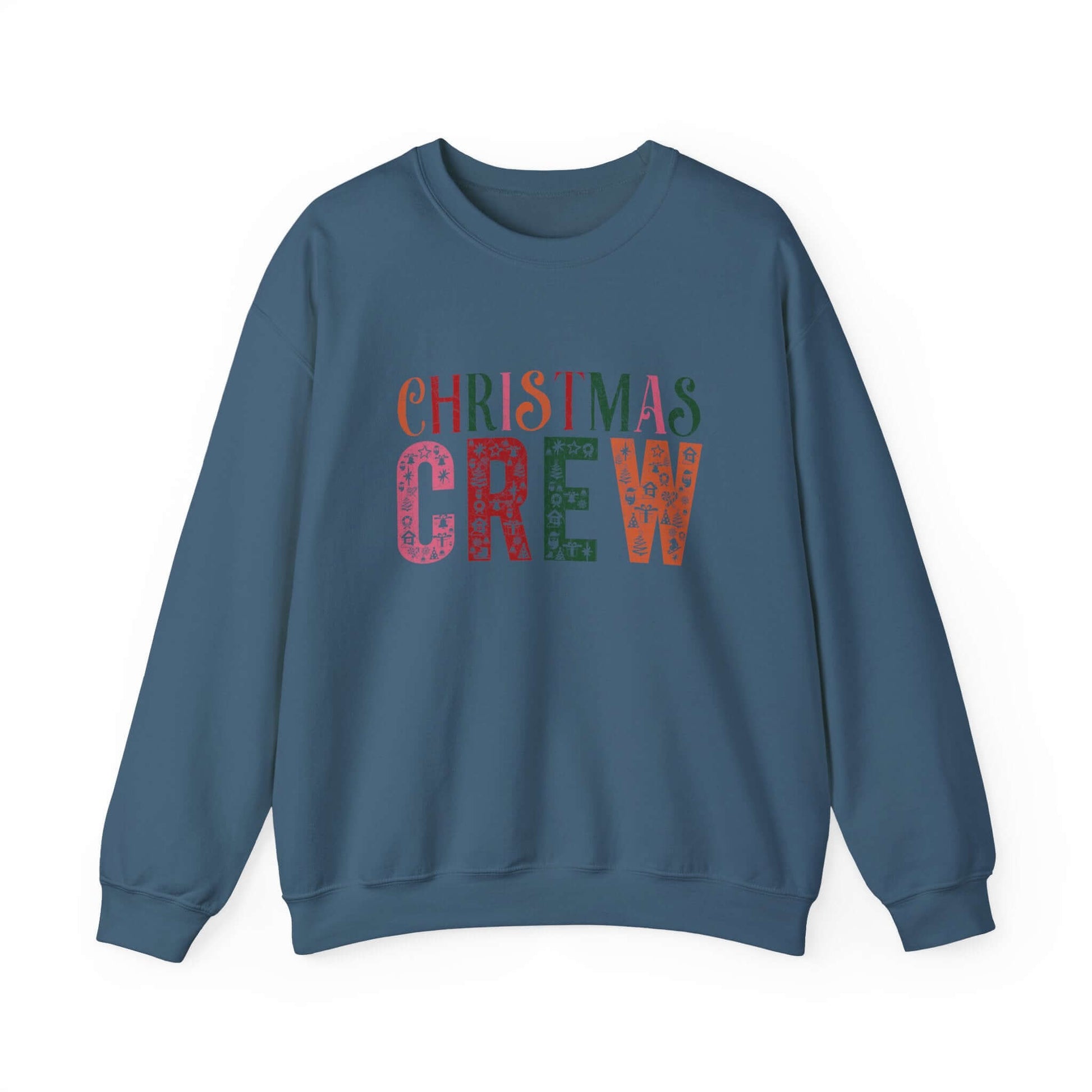 Christmas Crew Sweatshirt, Winter Festive Sweater, Xmas Gift Idea - PopCultureByDesign36