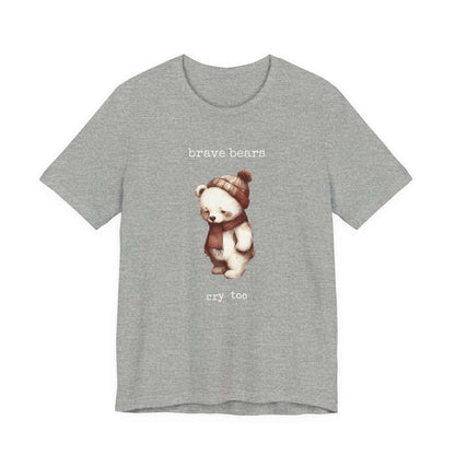 Brave Bears Cry Too Shirt, Vintage Bear Shirt, My tummy Hurts Shirt - PopCultureByDesign36