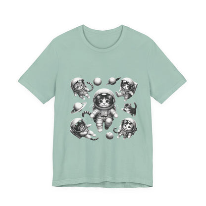 Kittens in Space Shirt, Funny Cat Shirt, Funny Kitten Shirt - PopCultureByDesign36