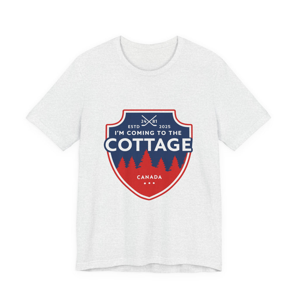 Cottage Hockey Tee — “I’m Coming to the Cottage” Canadian Hockey Lover Shirt by PopCultureByDesign36
