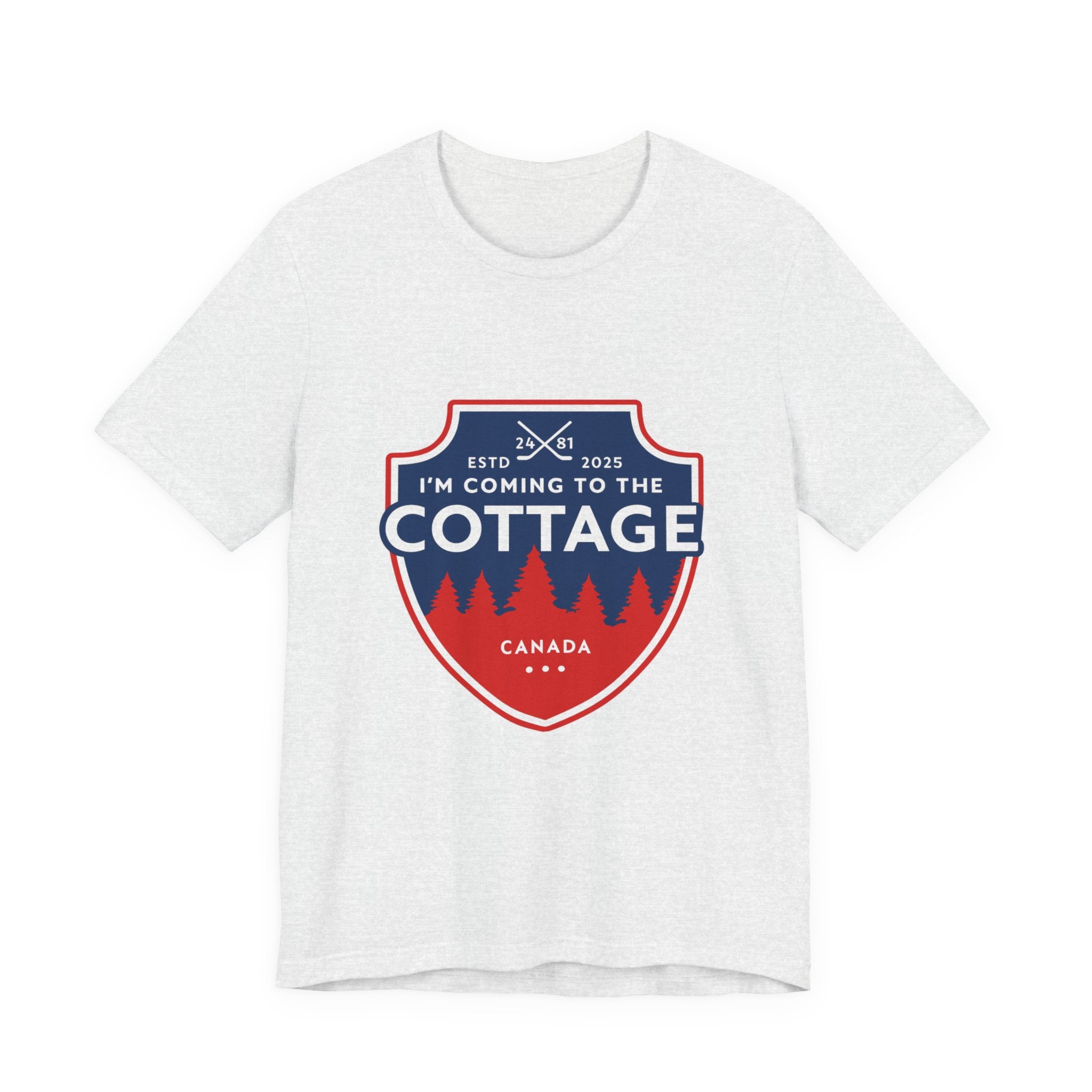 Cottage Hockey Tee — “I’m Coming to the Cottage” Canadian Hockey Lover Shirt by PopCultureByDesign36