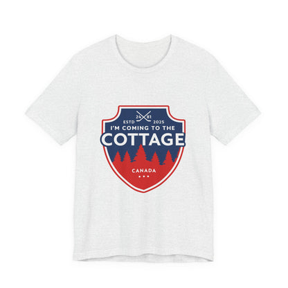 Cottage Hockey Tee — “I’m Coming to the Cottage” Canadian Hockey Lover Shirt