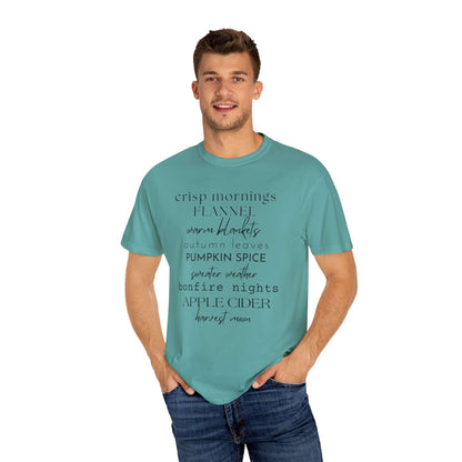 Cute Fall Comfort Colors® Shirt, Hello Fall Shirt, Fall Definition Shirt - PopCultureByDesign36