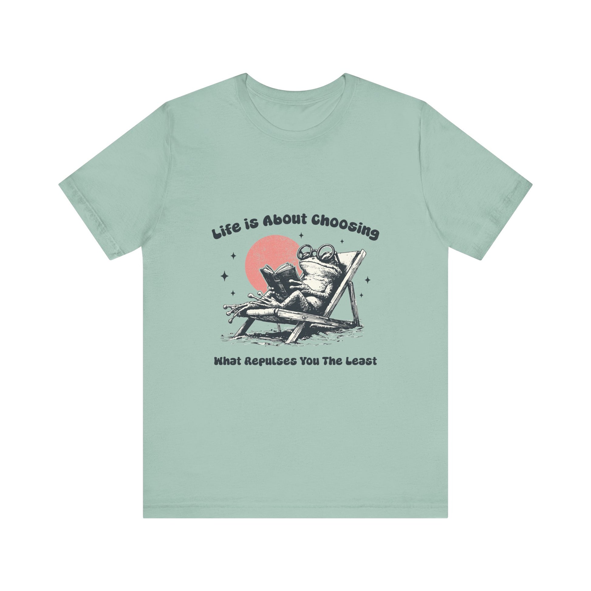 Funny Frog Reading Shirt, Sarcastic Frog Shirt, Frog with Glasses Shirt - PopCultureByDesign36