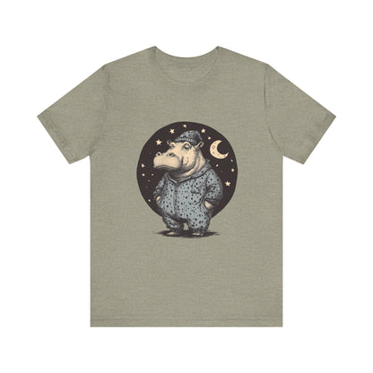 Sleepy Hippo Shirt, Funny Hippo Shirt, Cute Hippo Shirt - PopCultureByDesign36