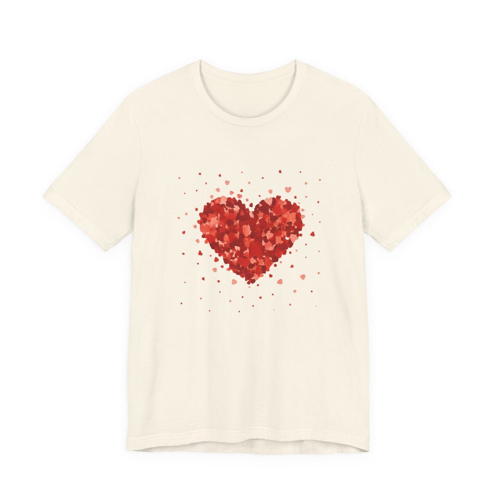 Valentine Watercolor Heart Tee — Love Graphic T-Shirt by PopCultureByDesign36
