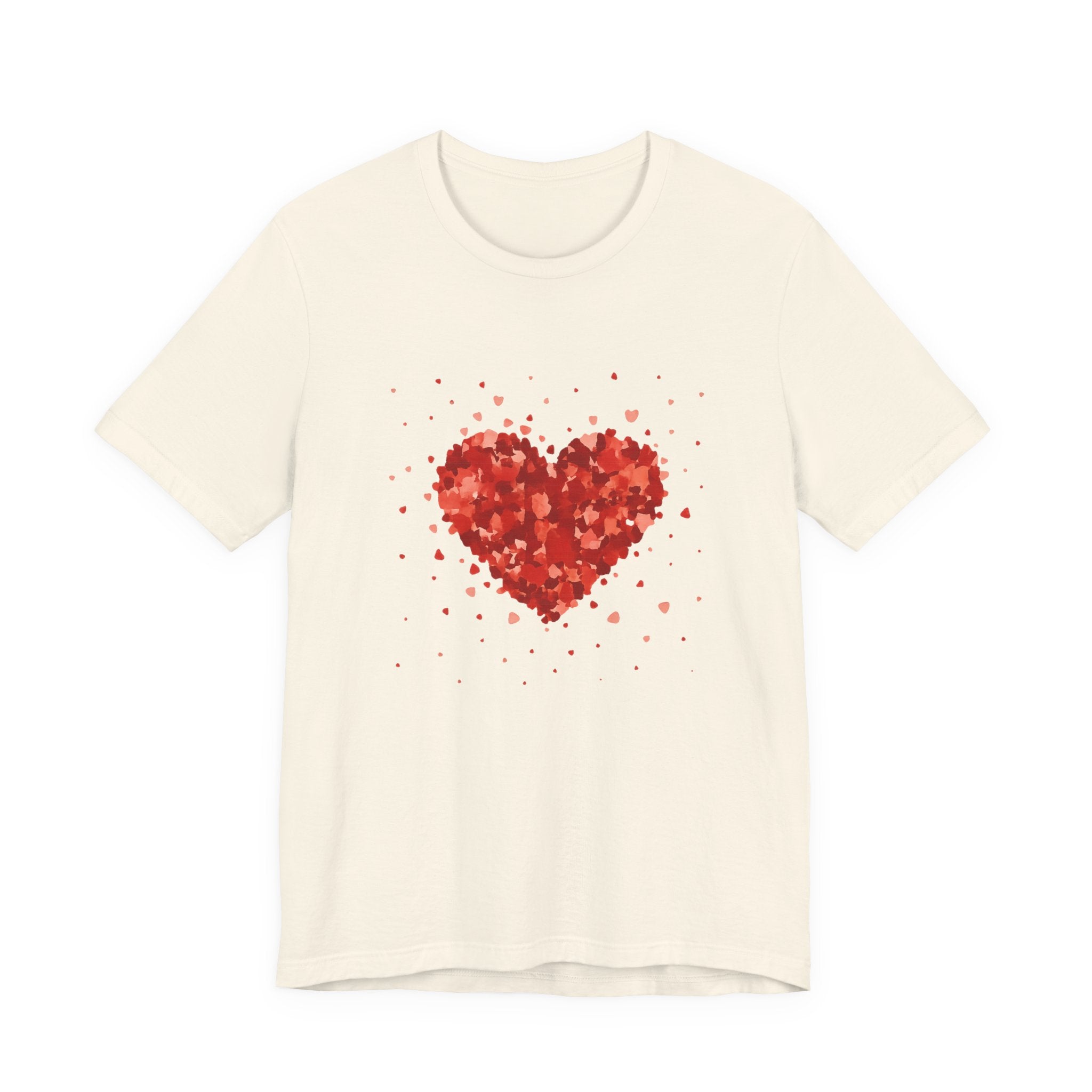 Valentine Watercolor Heart Tee — Love Graphic T-Shirt by PopCultureByDesign36