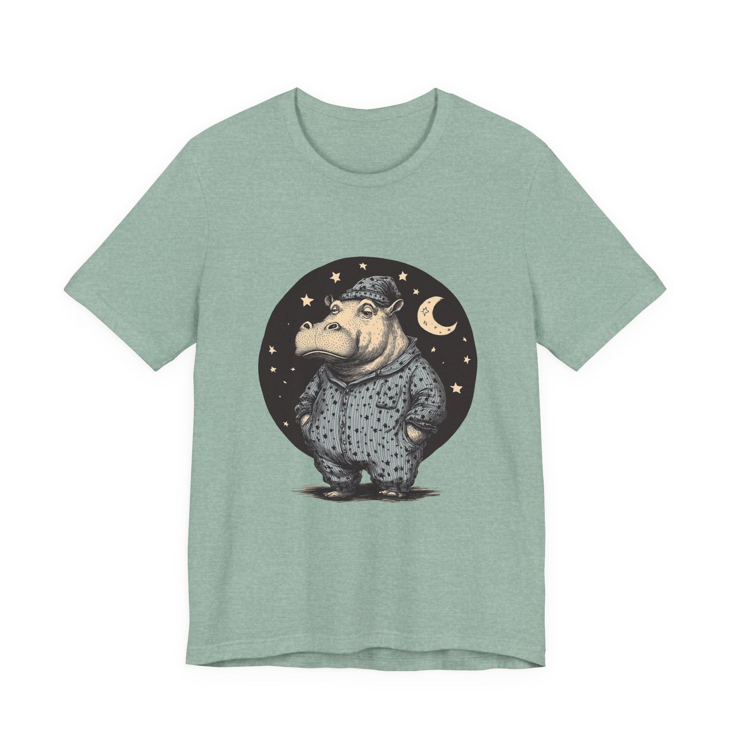 Sleepy Hippo Shirt, Funny Hippo Shirt, Cute Hippo Shirt - PopCultureByDesign36