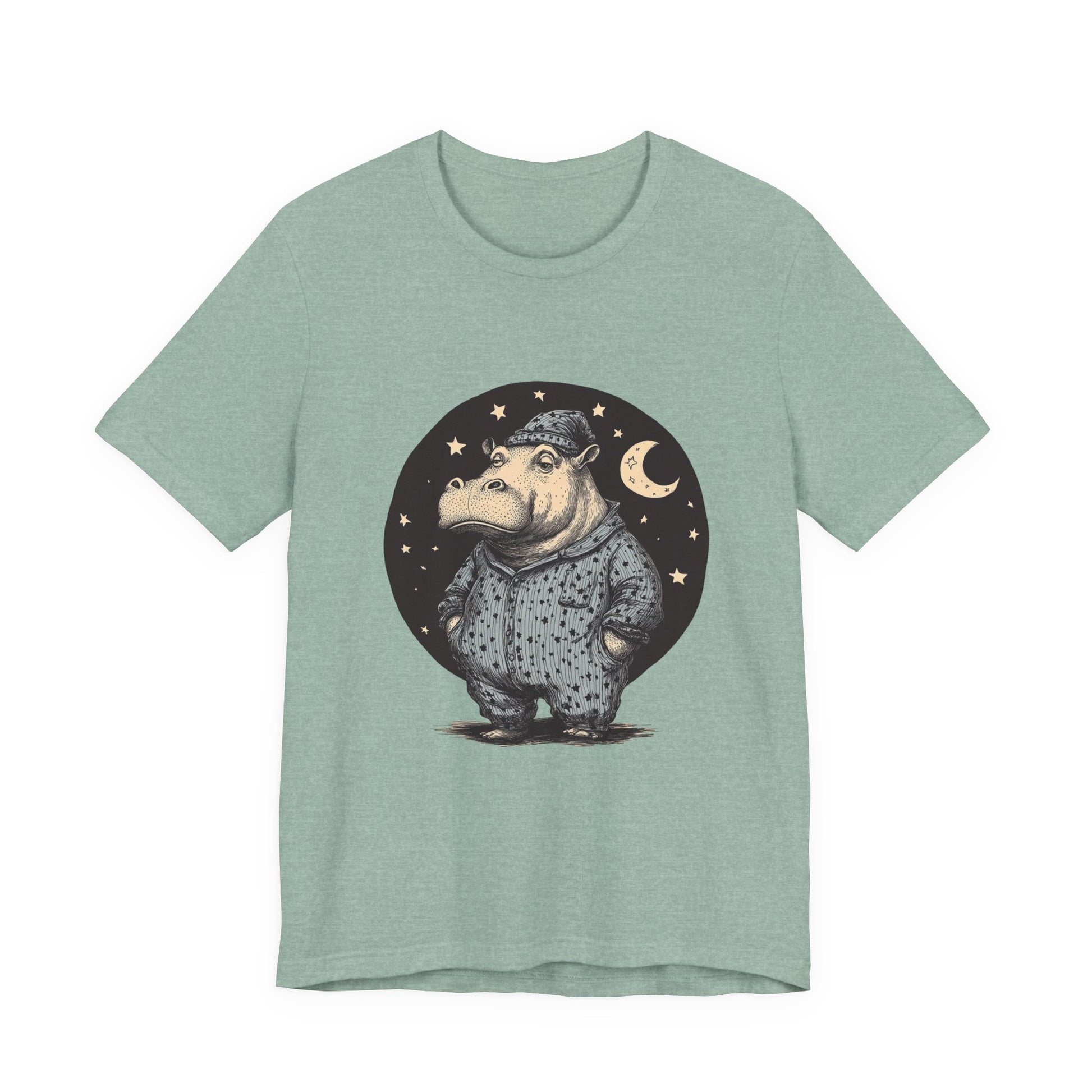 Sleepy Hippo Shirt, Funny Hippo Shirt, Cute Hippo Shirt - PopCultureByDesign36