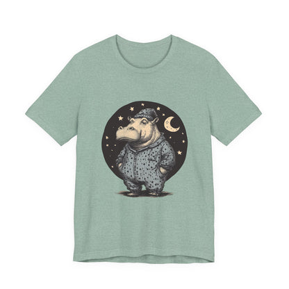 Sleepy Hippo Shirt, Funny Hippo Shirt, Cute Hippo Shirt - PopCultureByDesign36
