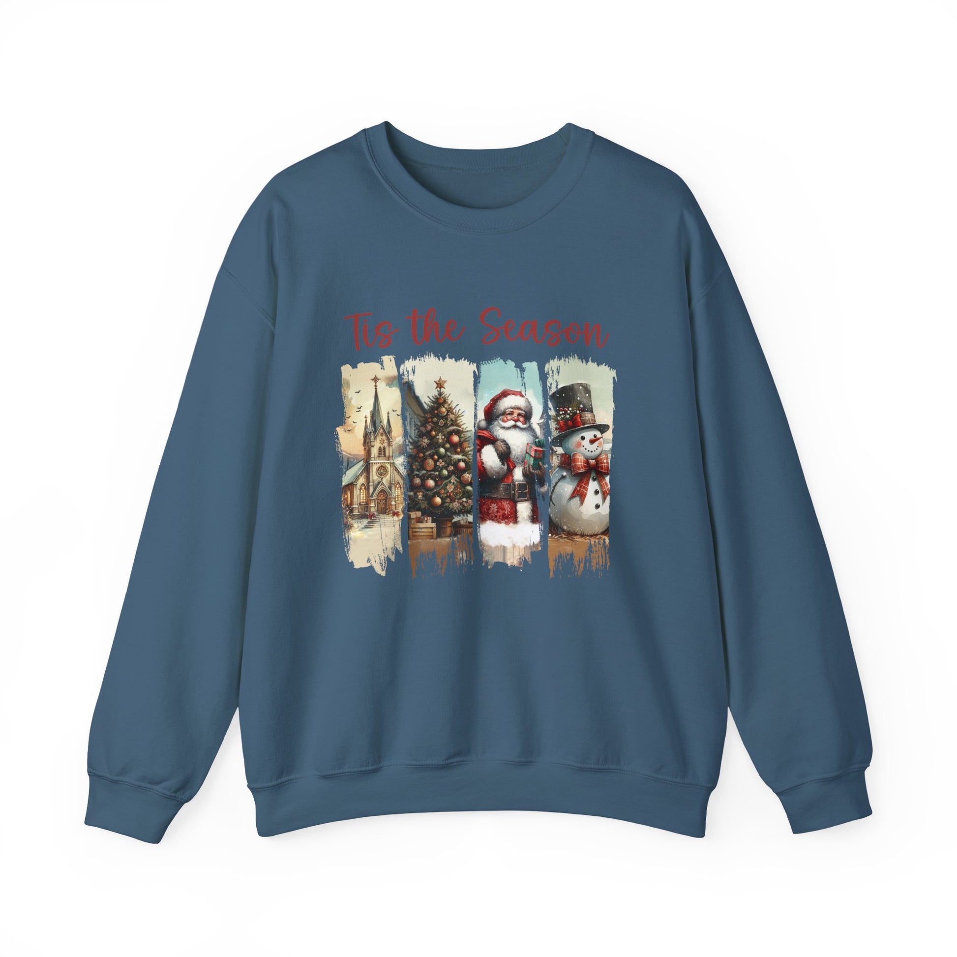 Tis The Season Sweatshirt, Merry Christmas Shirt, Christmas Sweatshirt - PopCultureByDesign36