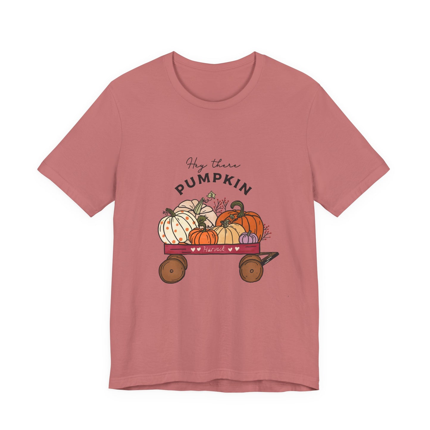 Hey There Pumpkin Unisex Tee, Autumn Halloween Pumpkin T-Shirt - PopCultureByDesign36