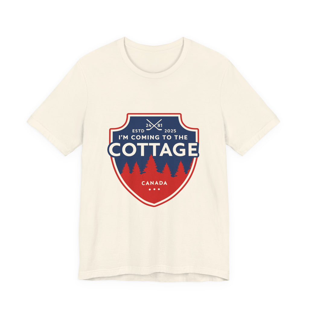 Cottage Hockey Tee — “I’m Coming to the Cottage” Canadian Hockey Lover Shirt by PopCultureByDesign36