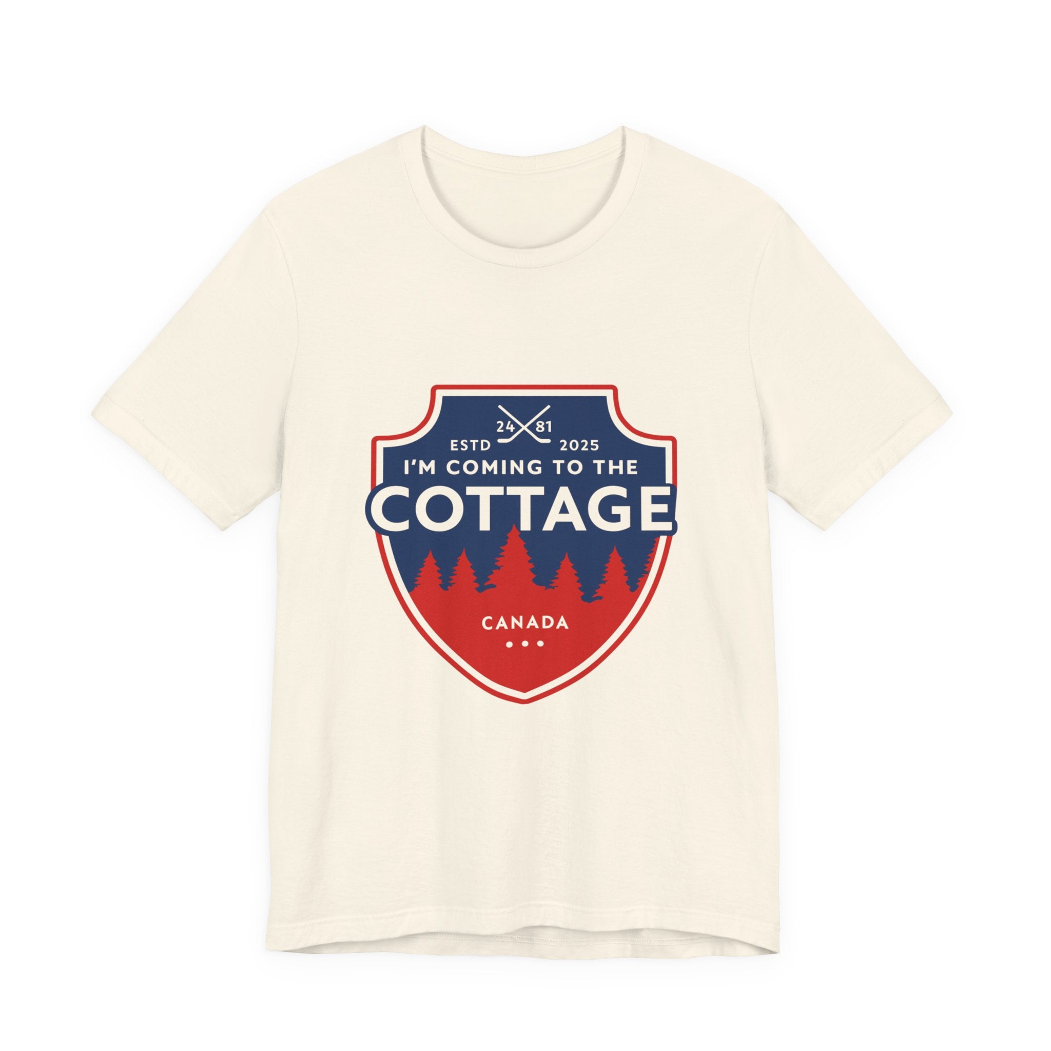 Cottage Hockey Tee — “I’m Coming to the Cottage” Canadian Hockey Lover Shirt by PopCultureByDesign36