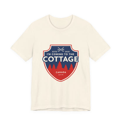 Cottage Hockey Tee — “I’m Coming to the Cottage” Canadian Hockey Lover Shirt
