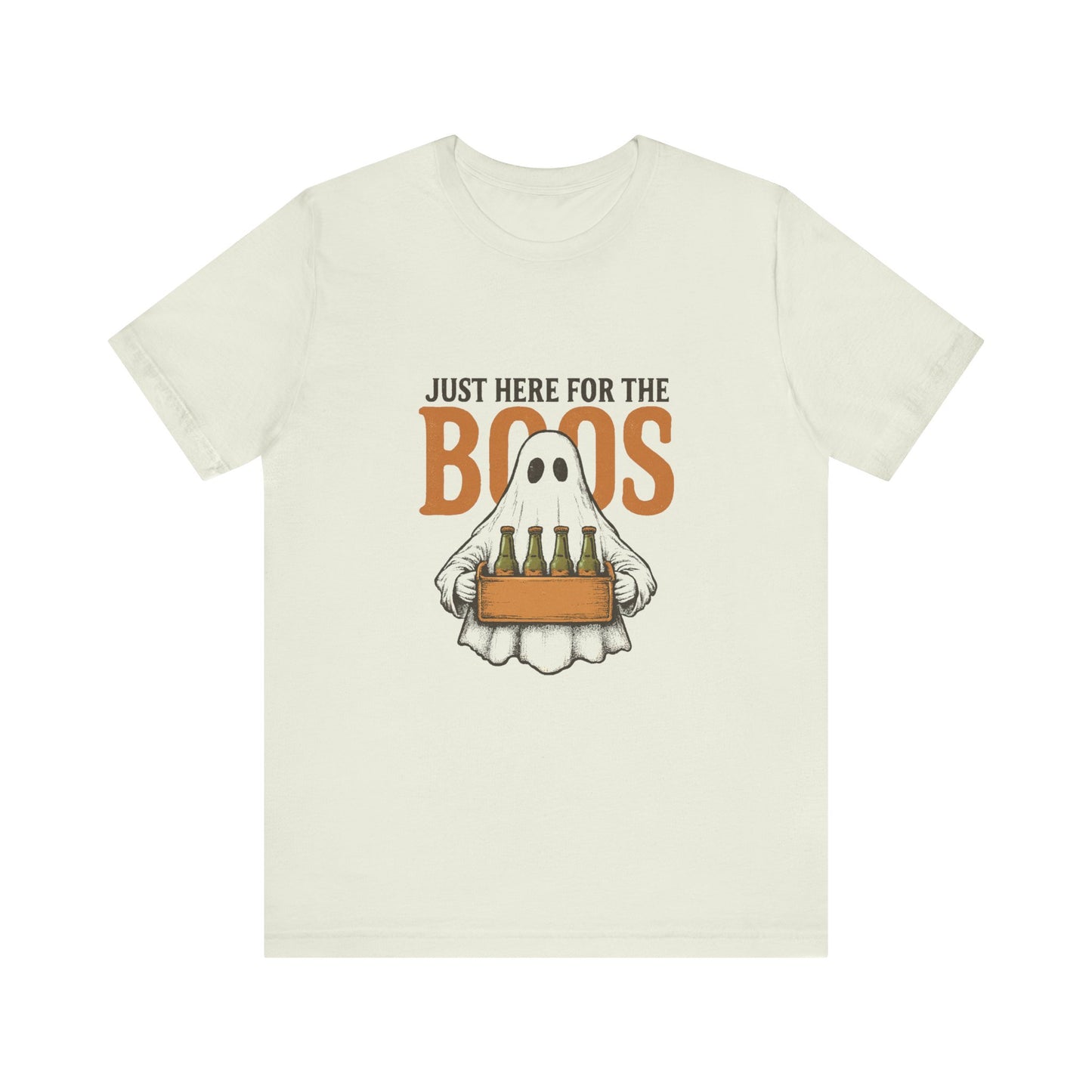 Halloween Shirt, I'm Just Here For The Boos Shirt, Halloween Ghost Shirt - PopCultureByDesign36