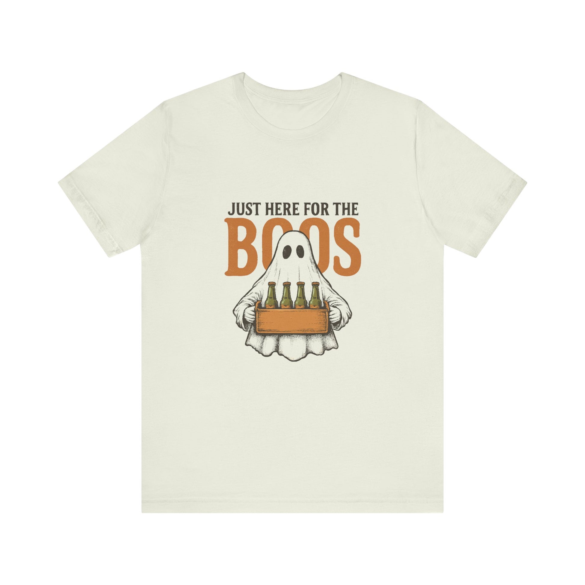 Halloween Shirt, I'm Just Here For The Boos Shirt, Halloween Ghost Shirt - PopCultureByDesign36