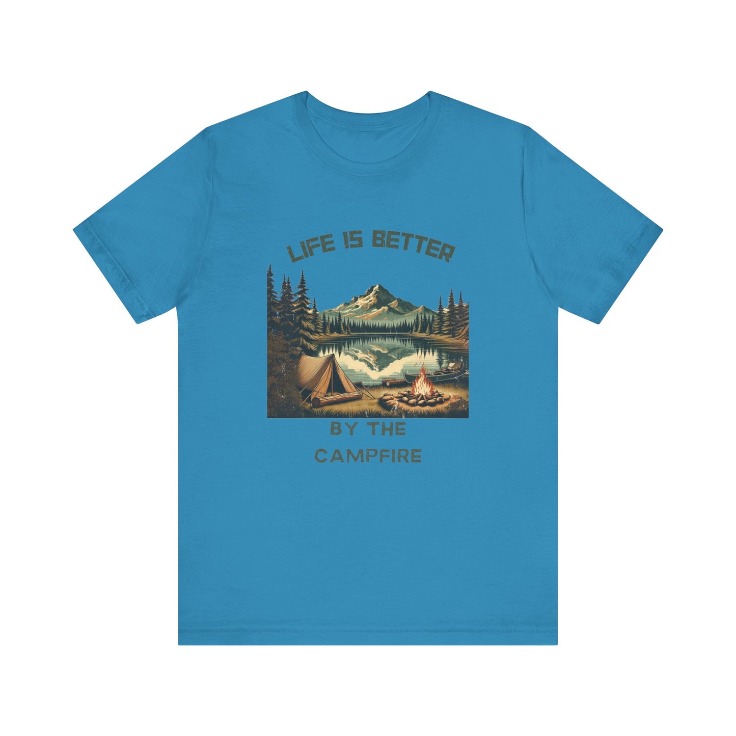 Camping by the lake, Camping shirt, Adventure shirt, Outdoor shirt - PopCultureByDesign36