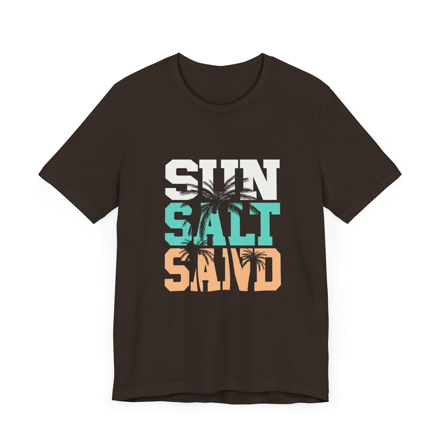 Sun Salt Sand Beach Shirt, Summer Ocean Vacation T-Shirt, Coastal Surf Lover Gift - PopCultureByDesign36