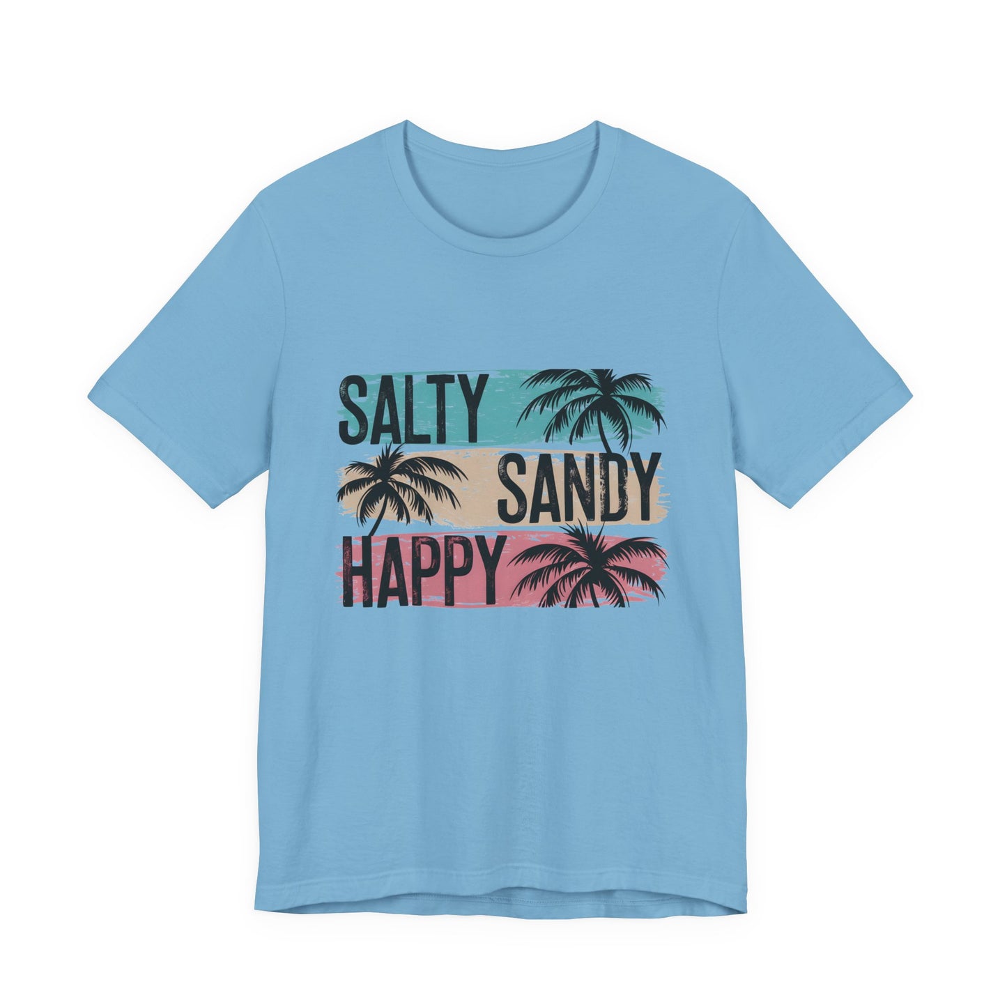 Salty Sandy Happy T-Shirt, Sandy Toes Salty Breeze Tee - PopCultureByDesign36