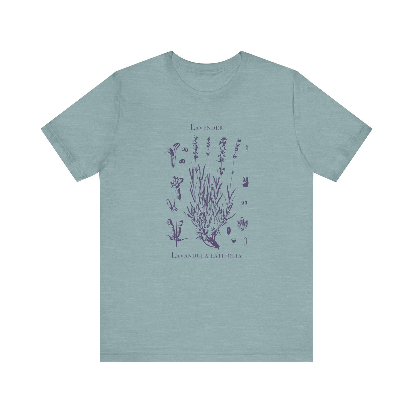 Retro Lavender Adult Shirt, Wildflowers Nature Shirt, Botanical Shirt - PopCultureByDesign36