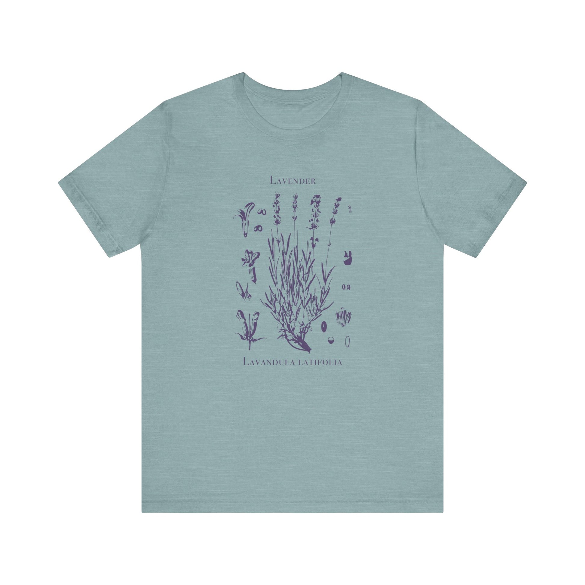 Retro Lavender Adult Shirt, Wildflowers Nature Shirt, Botanical Shirt - PopCultureByDesign36