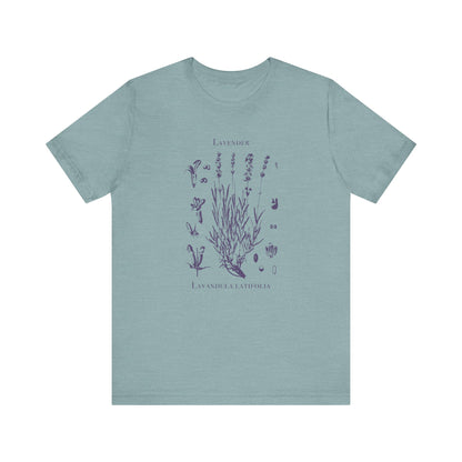 Retro Lavender Adult Shirt, Wildflowers Nature Shirt, Botanical Shirt - PopCultureByDesign36