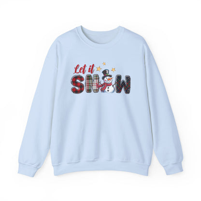 Let It Snow Sweatshirt, Christmas Tis The Season Sweatshirt, Merry Christmas - PopCultureByDesign36