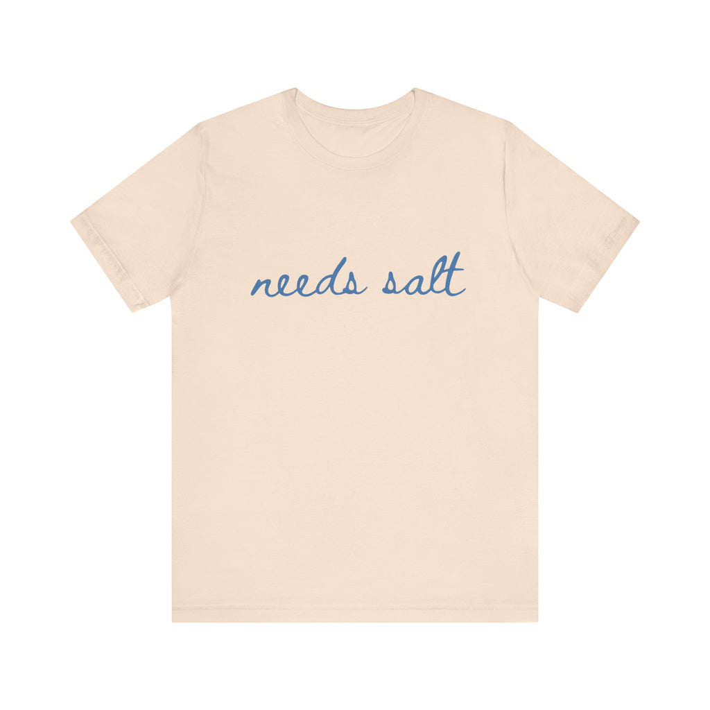 Needs Salt — Foodie Chef T-Shirt by PopCultureByDesign36