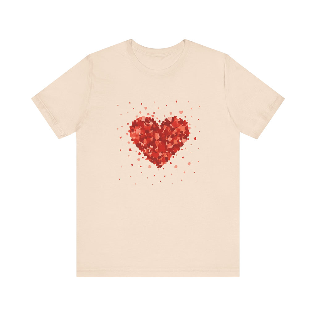 Valentine Watercolor Heart Tee — Love Graphic T-Shirt by PopCultureByDesign36