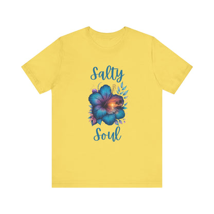 Summer Salty Soul T-shirt, Trendy Summer Shirt, Retro Summer T-shirt - PopCultureByDesign36