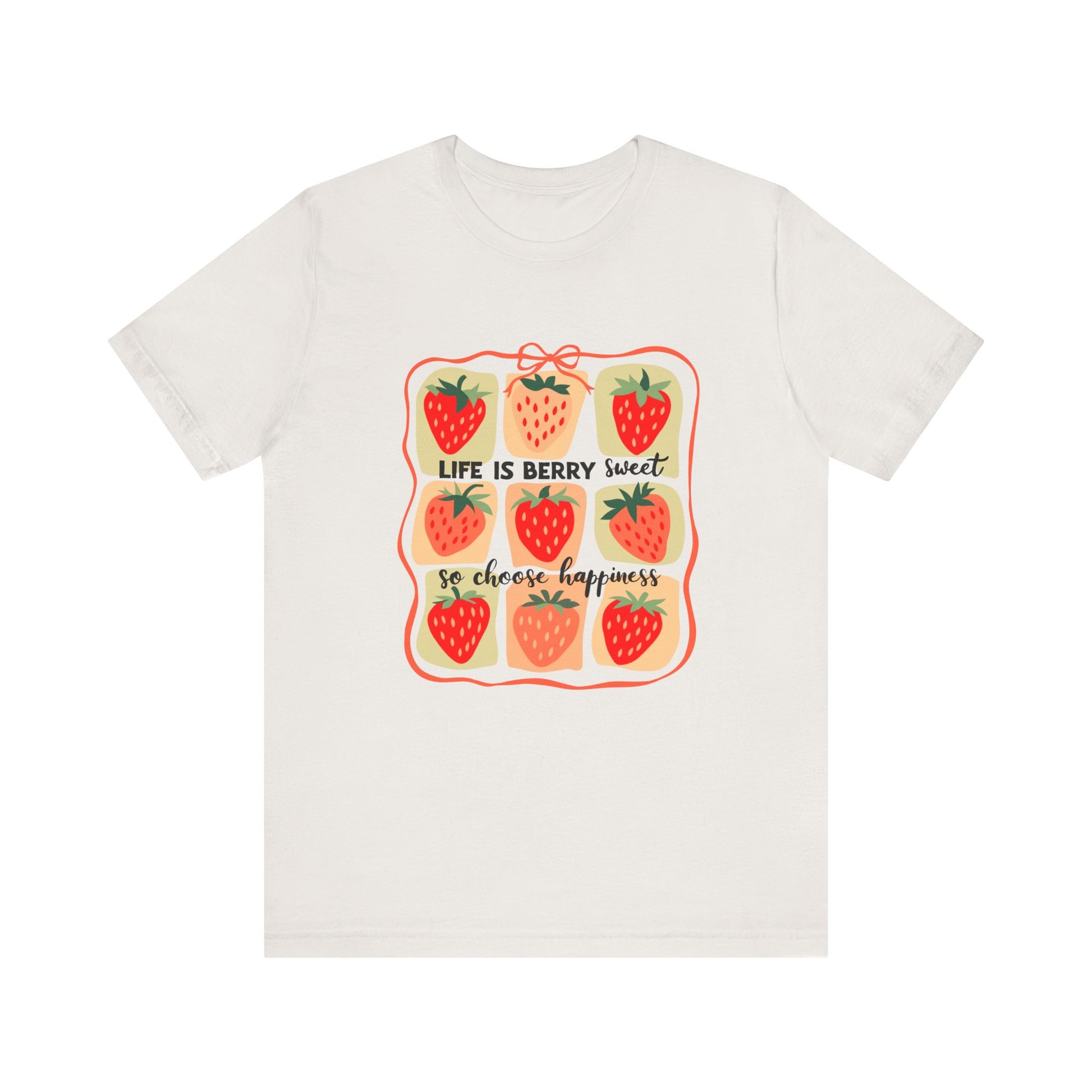 Life is Sweet TShirt, Strawberry Positive Vibe Tee, Kindness Berry Shirt - PopCultureByDesign36