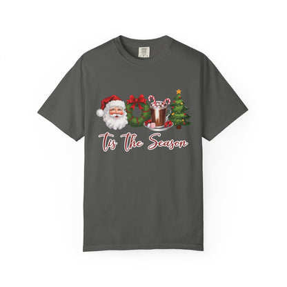Comfort Colors® Retro Christmas, Tis the Season, Santa Claus Watercolor Christmas - PopCultureByDesign36