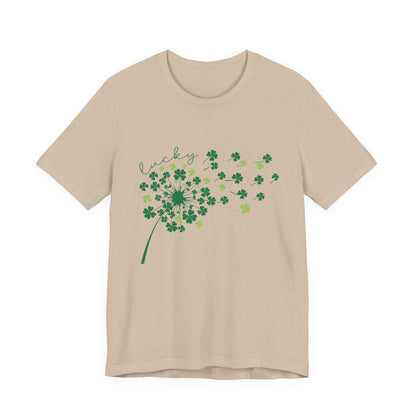 Lucky Shirt, St Patricks Day Shirt, Shamrock Heart T-Shirt - PopCultureByDesign36