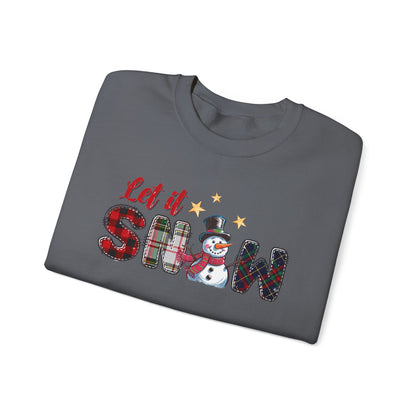 Let It Snow Sweatshirt, Christmas Tis The Season Sweatshirt, Merry Christmas - PopCultureByDesign36