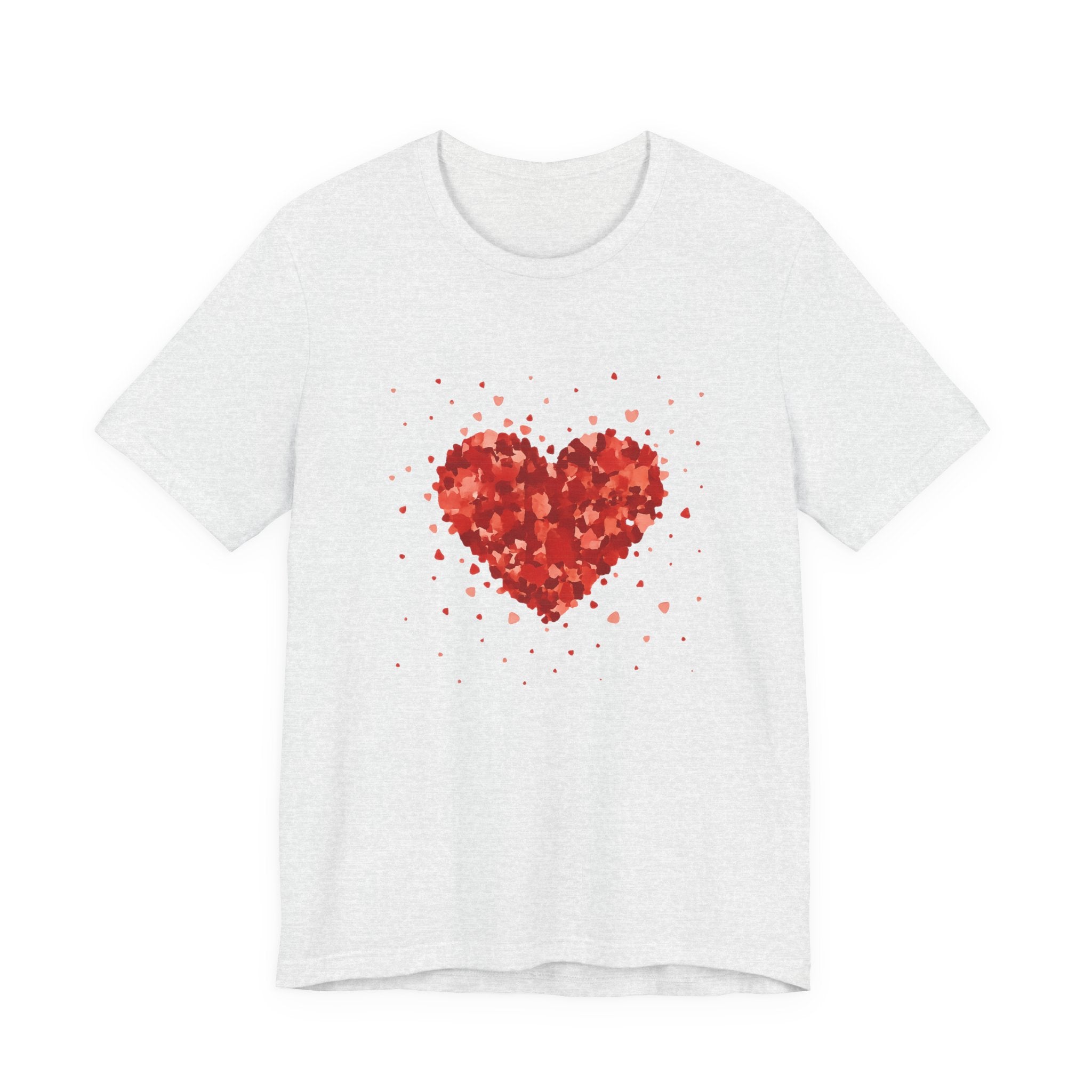 Valentine Watercolor Heart Tee — Love Graphic T-Shirt by PopCultureByDesign36