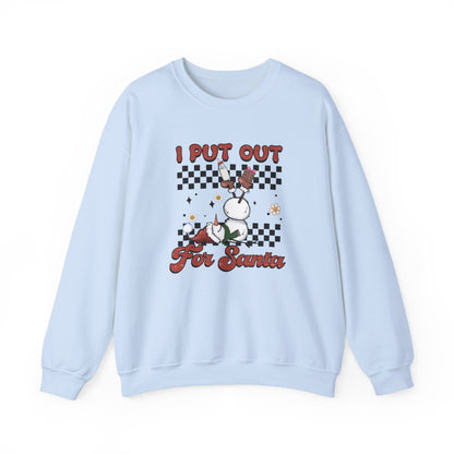 I Put Out For Santa Sweatshirt, Funny Christmas Sweatshirt, Funny XMas - PopCultureByDesign36