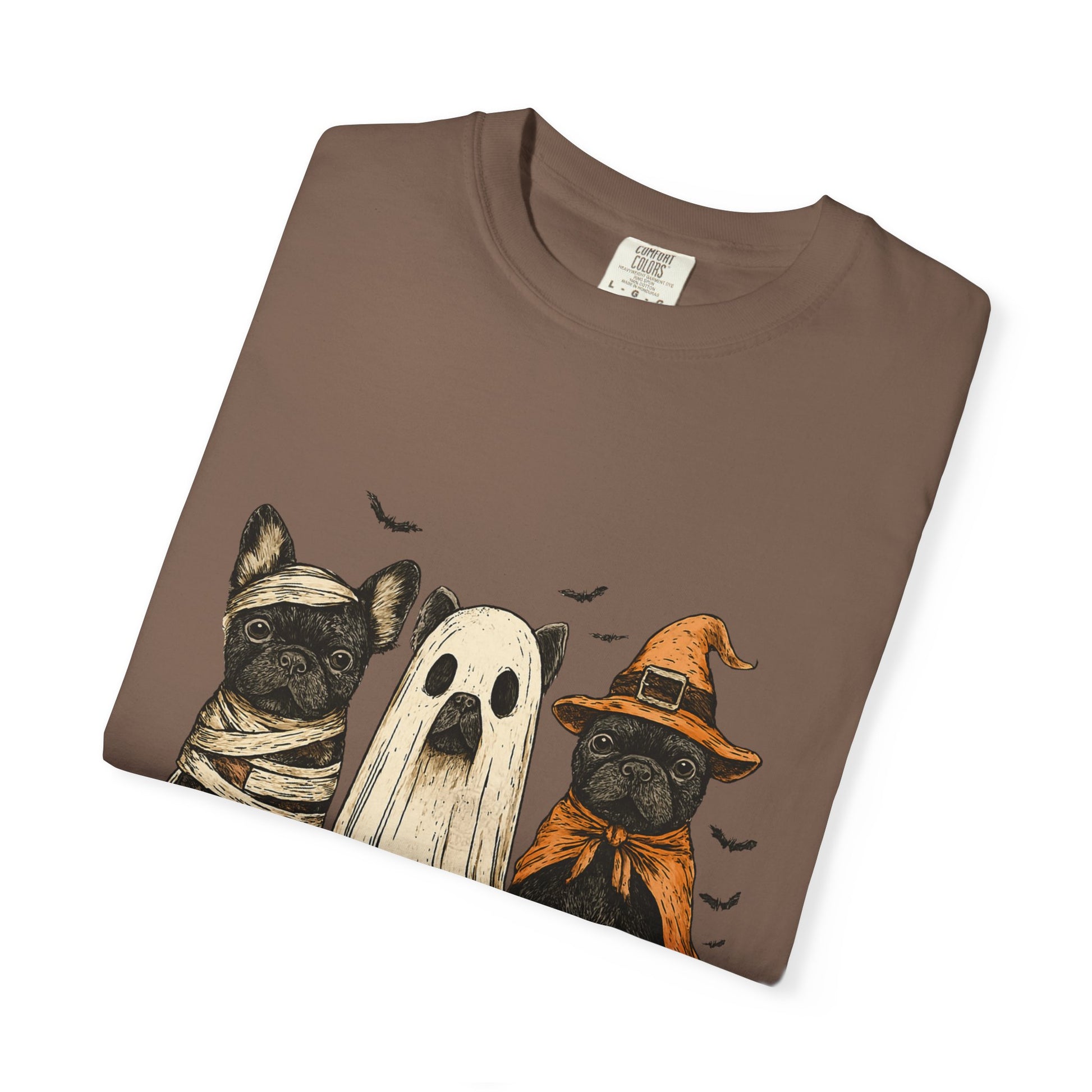 French Puppies Halloween T-shirt, Cute Frenchie Halloween, Dog Lover Shirt - PopCultureByDesign36