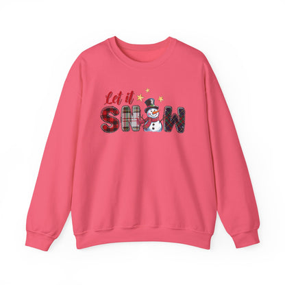 Let It Snow Sweatshirt, Christmas Tis The Season Sweatshirt, Merry Christmas - PopCultureByDesign36