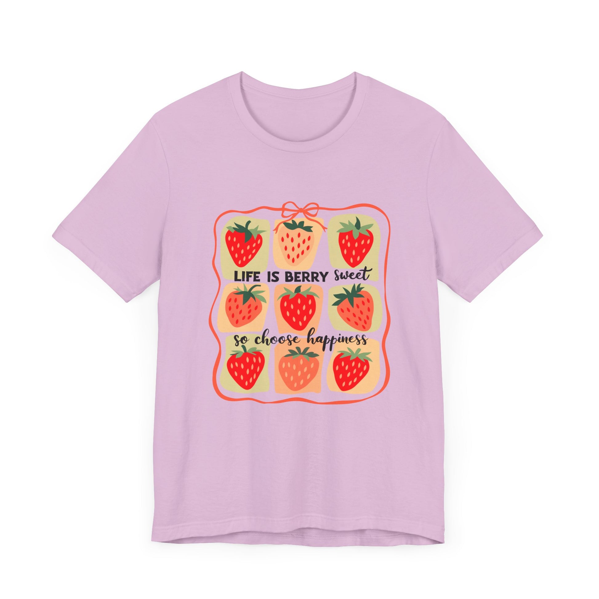 Life is Sweet TShirt, Strawberry Positive Vibe Tee, Kindness Berry Shirt - PopCultureByDesign36