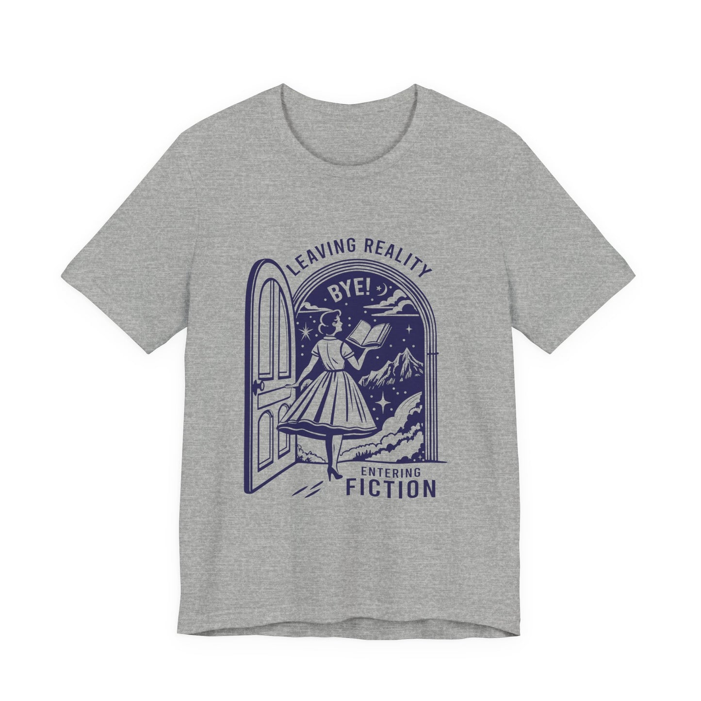 Leaving Reality, A Well Read Woman Shirt, Reading Shirt, Librarian Shirt - PopCultureByDesign36