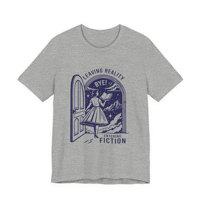 Leaving Reality, A Well Read Woman Shirt, Reading Shirt, Librarian Shirt - PopCultureByDesign36