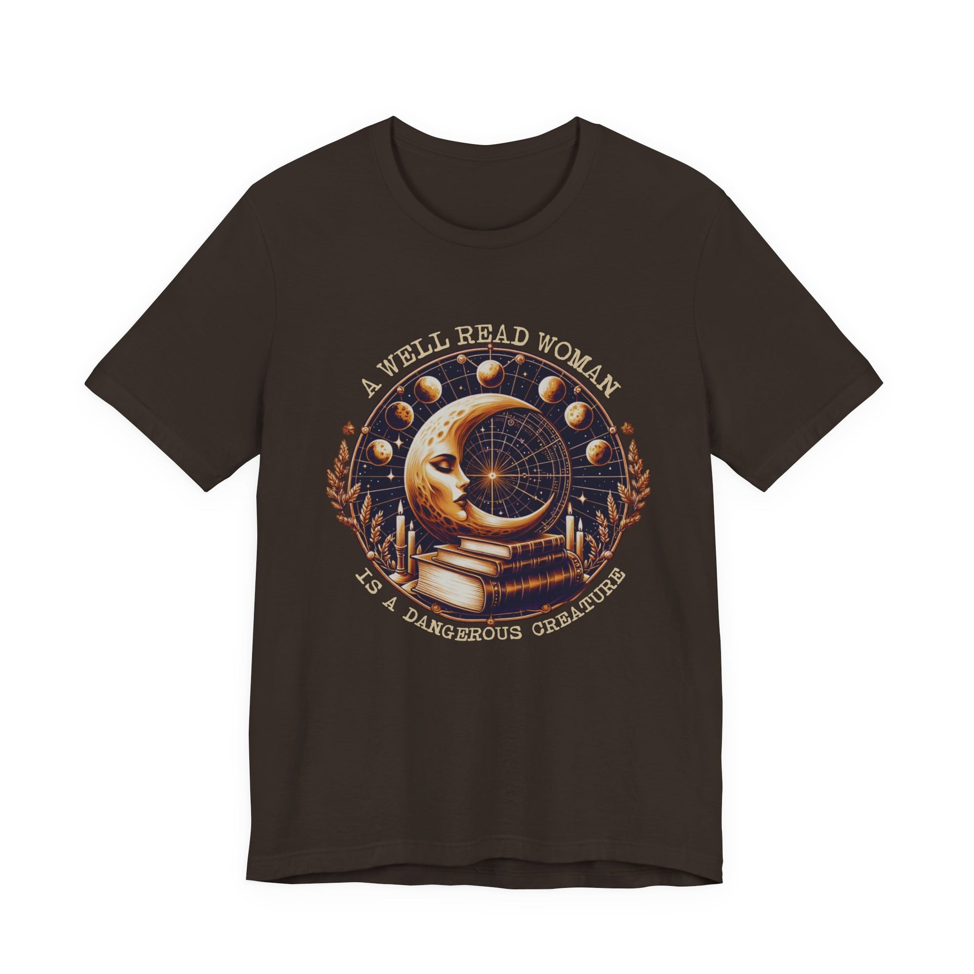 Reading Shirt, Librarian Shirt, Celestial Shirt, Book Lover Tee - PopCultureByDesign36