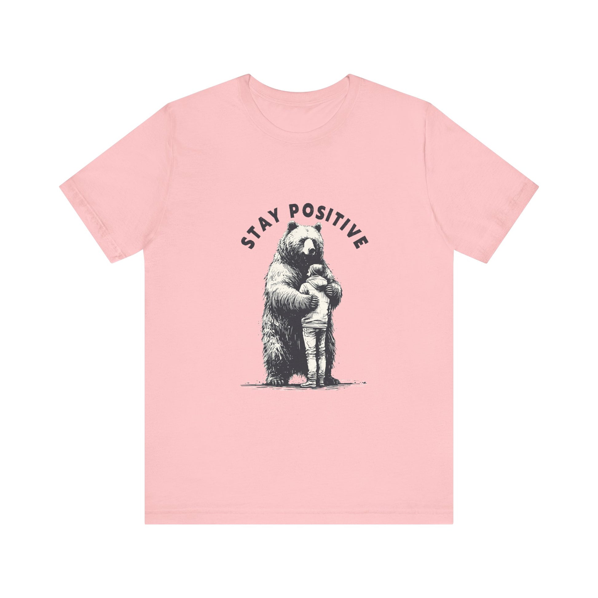 Stay Positive Bear Hug Shirt, Mental Health Shirt, Bear Hug Tee - PopCultureByDesign36