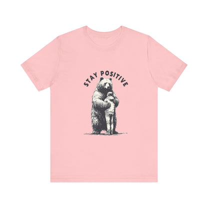 Stay Positive Bear Hug Shirt, Mental Health Shirt, Bear Hug Tee - PopCultureByDesign36