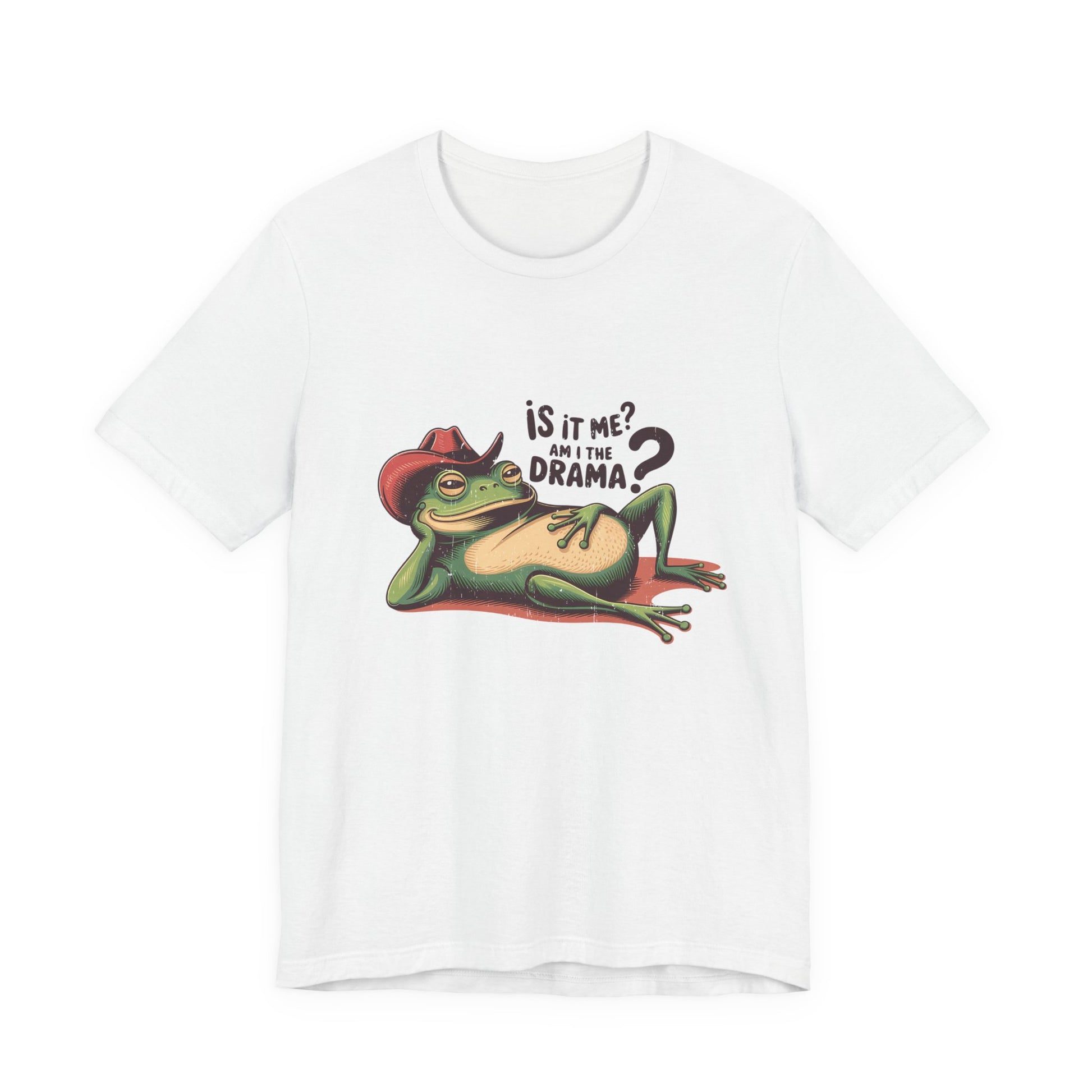 Am I The Drama Shirt, Funny Frog Joke T-Shirt, Meme Frog Shirt - PopCultureByDesign36