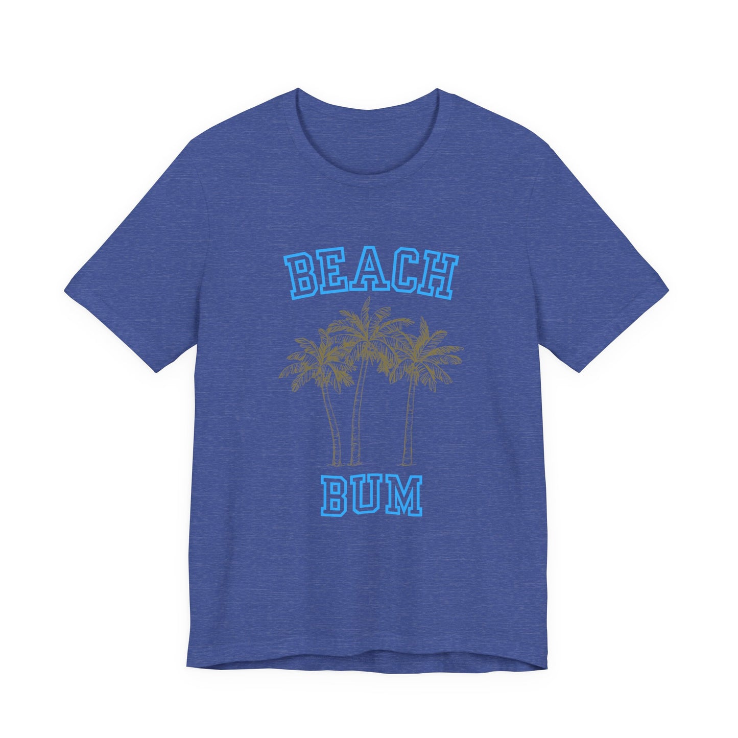 Beach Bum Palm Tree Shirt, Tropical Island Vacation Clothing, Palm Tree Lover Gift - PopCultureByDesign36