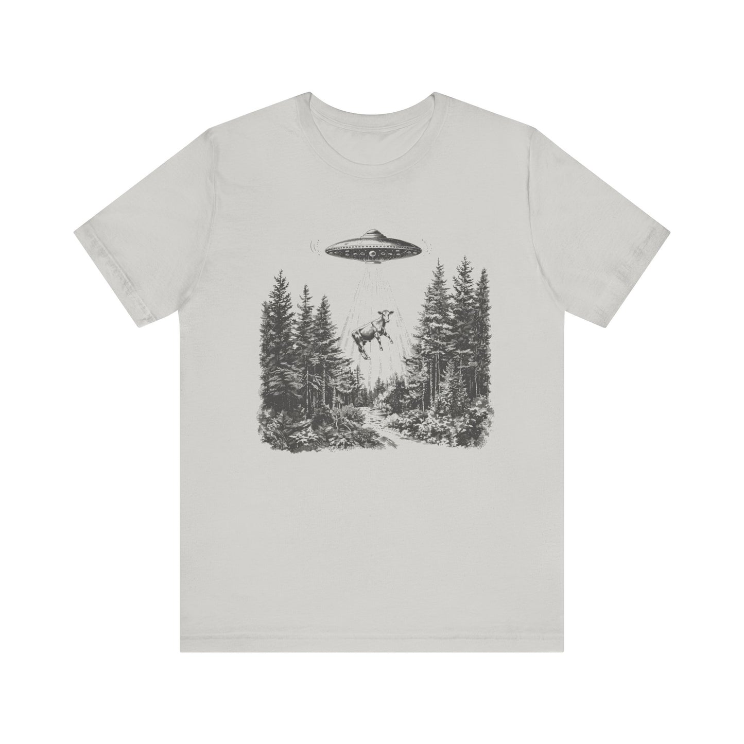 Ufo Cow Shirt, Retro T-Shirt, Vintage Cow Ufo TShirt, Ufo Graphic Tee - PopCultureByDesign36