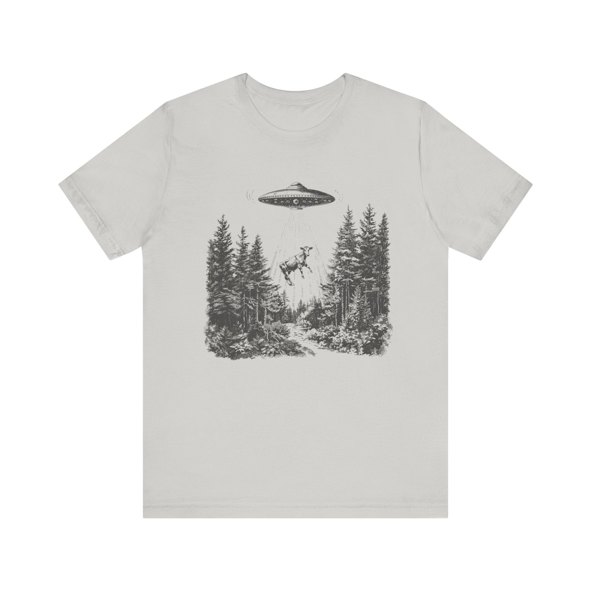 Ufo Cow Shirt, Retro T-Shirt, Vintage Cow Ufo TShirt, Ufo Graphic Tee - PopCultureByDesign36